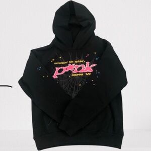 SP5DER HOODIE BLACK AND WHITE (STOCKX RECEIPT FOR PROOF) DM FOR INFO